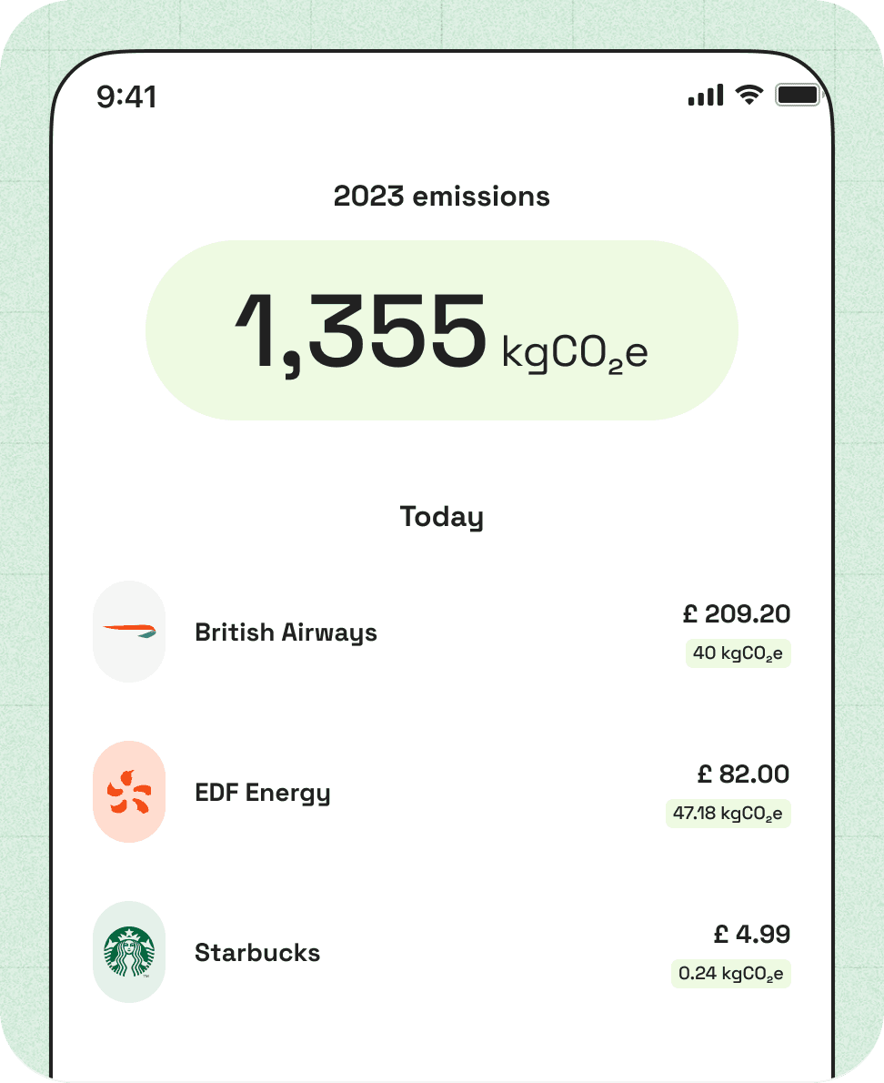 Spend and activity based carbon emissions calculations for streamlined carbon reporting.