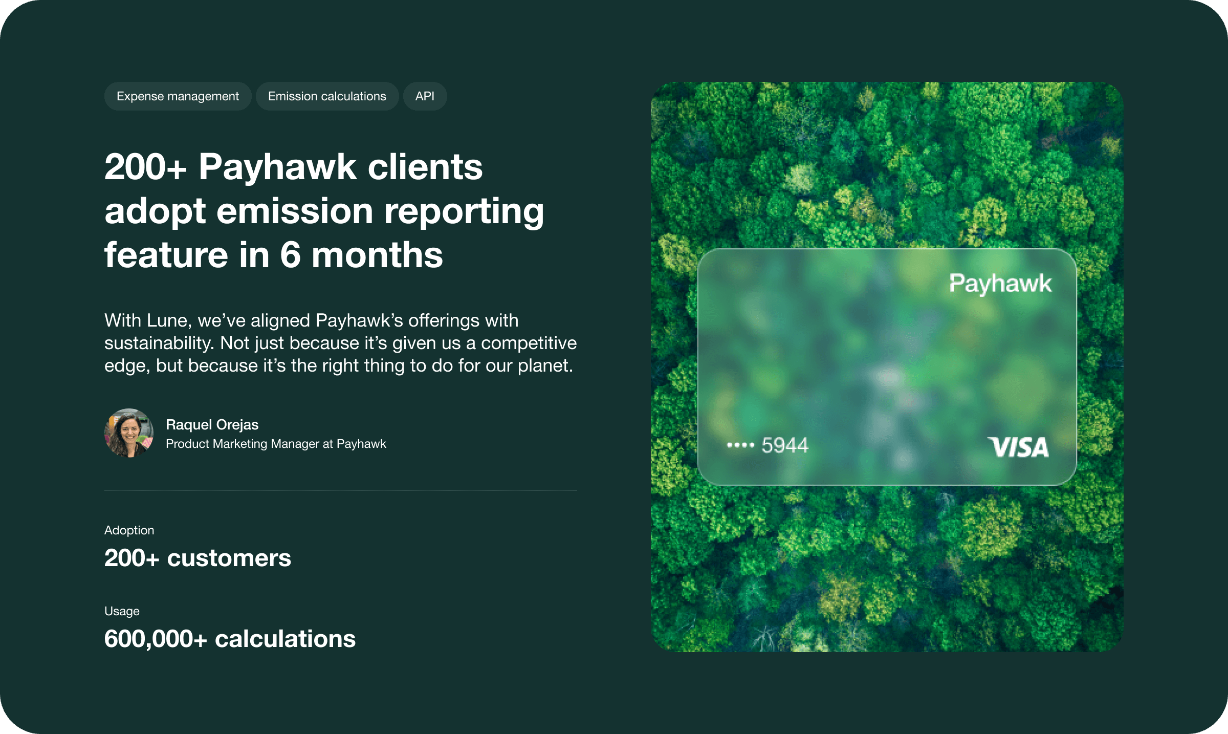 Case study: 200+ Payhawk clients adopt new emission reporting feature in 6 months