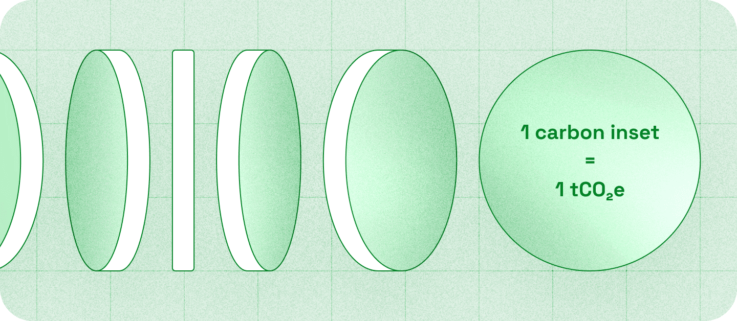 One carbon inset is one tonne of carbon avoided | What does carbon insetting mean?